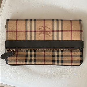 SOLD Burberry Check Wristlet
